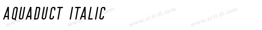Aquaduct Italic字体转换 Aquaduct Italic字体转换
